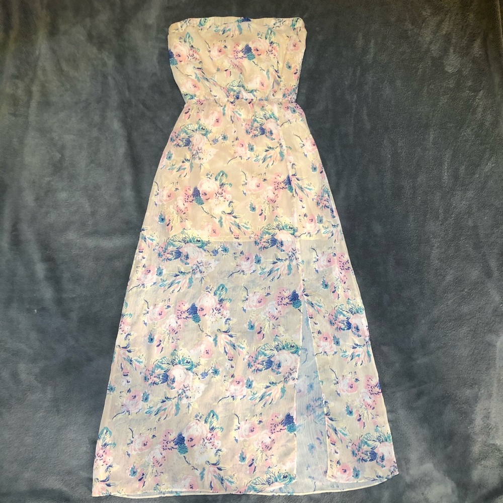 Charlotte Russe Strapless Maxi Dress